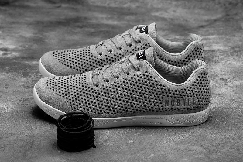 Men's Nobull Concrete Suede Trainers Dark / Grey | SG K2343O